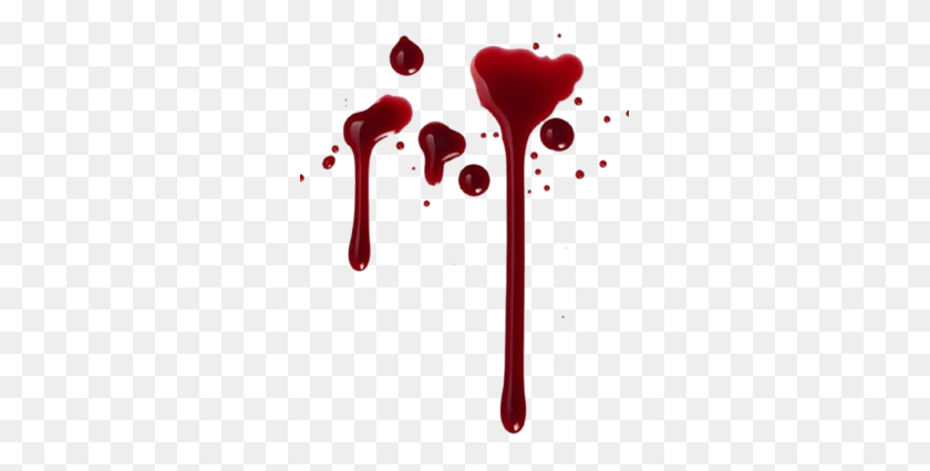 297x366 Transparent Png Blood Drip - PNG Blood