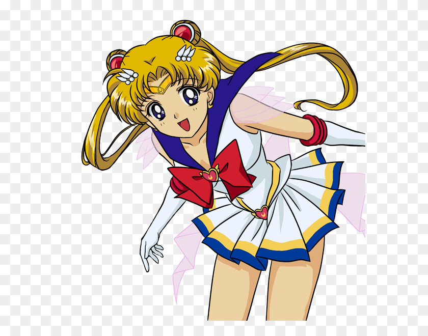 595x600 Transparent Sailor Moon For All Of You If You - Sailor Moon PNG