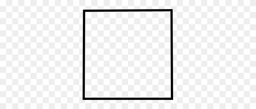 297x299 Transparent Square Clip Art - White Square Clipart