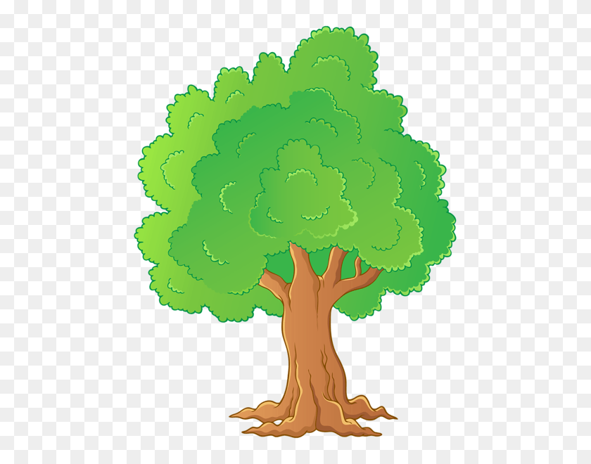 469x600 Transparent Tree Cliparts - Oak Tree PNG