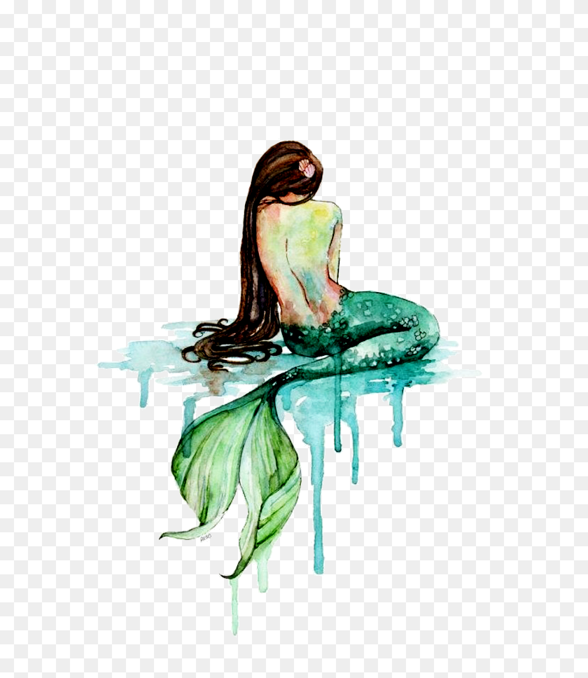 700x908 Transparent Tumblr Mermaid Tail Drawing Pictures - Mermaid Tail PNG