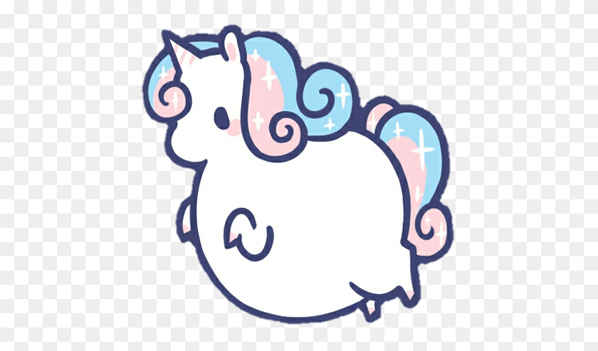 449x433 Unicornio Transparente Tumblr - Unicornio Emoji Png