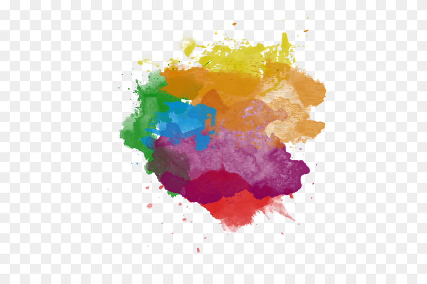500x500 Transparent Watercolor Paintings - Watercolor Background PNG