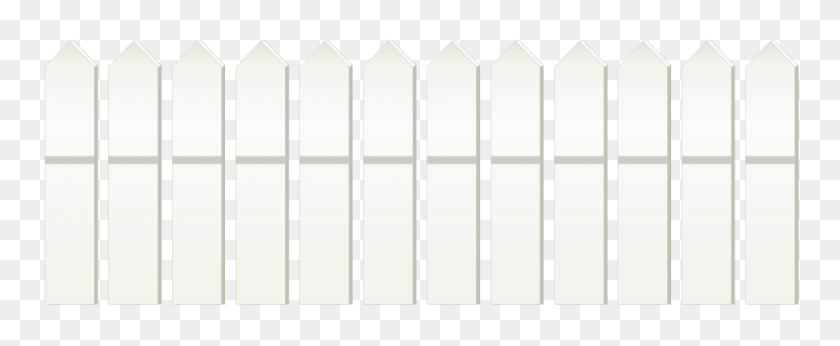 960x353 Transparent White Fence Png - Picket Fence PNG