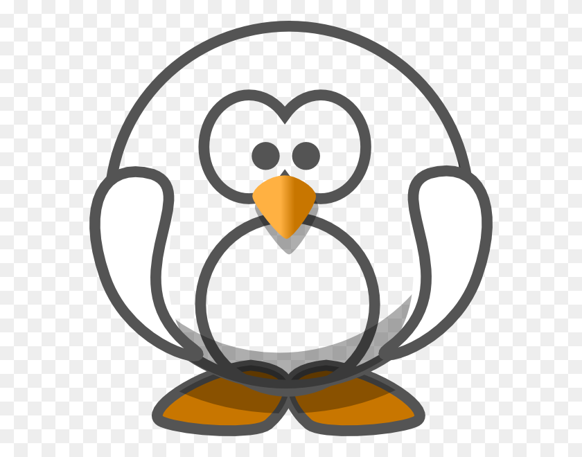 582x600 Прозрачный Белый Пингвин Картинки - Человек Клипарт Прозрачный
