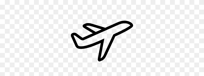 256x256 Transport Airplane Take Off Icon Ios Iconset - Plane Icon PNG