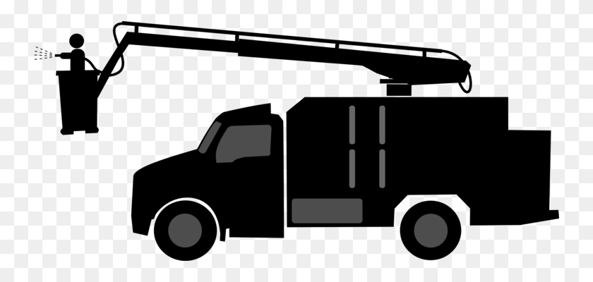 745x340 Transport Truck Motor Vehicle Car Gasoline - Dump Truck Clipart Black And White