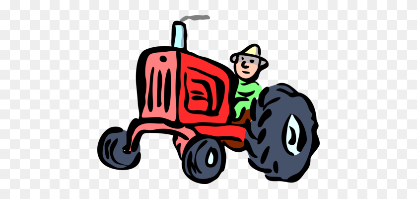 448x340 Transportation Clipart Free Download - Old Tractor Clipart