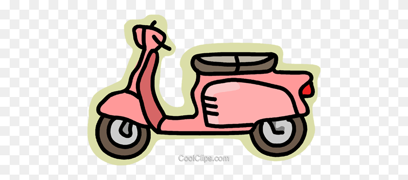 480x311 Transporte, Motor Scooter Royalty Free Vector Clipart - Motor Clipart