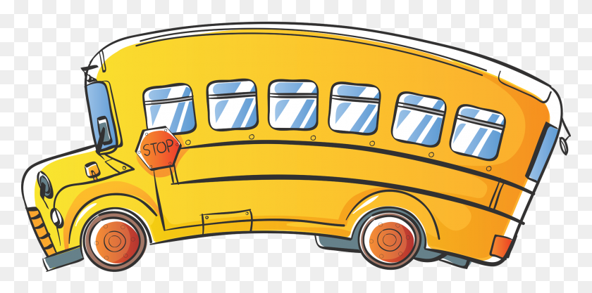 2000x916 Imágenes Prediseñadas De Autobús Escolar De Transporte - Clipart De Autobús Escolar Lindo