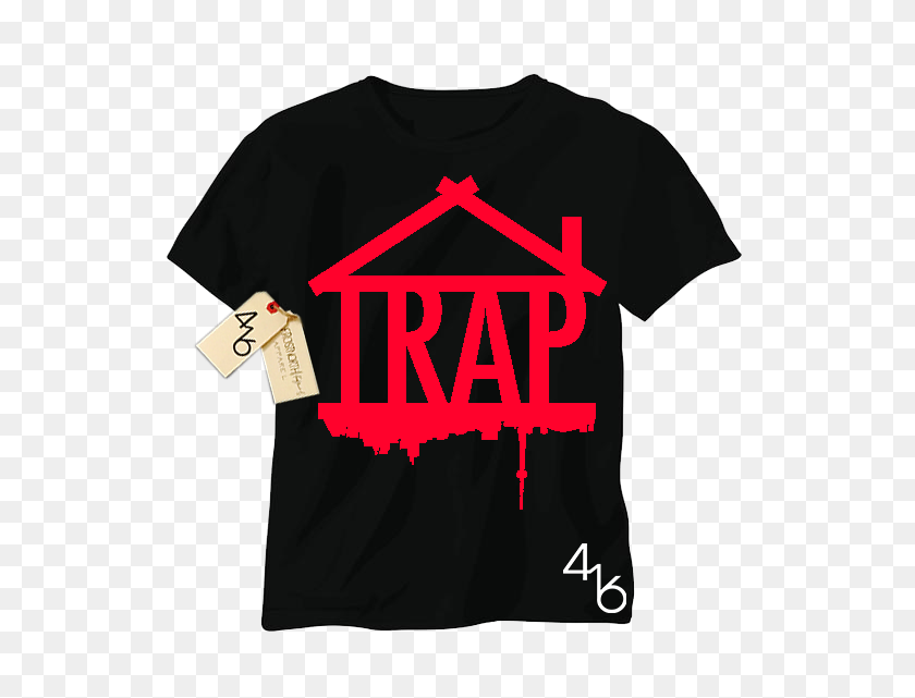 568x581 Trap House Toronto Tee Frost North Apparel - Trap House PNG