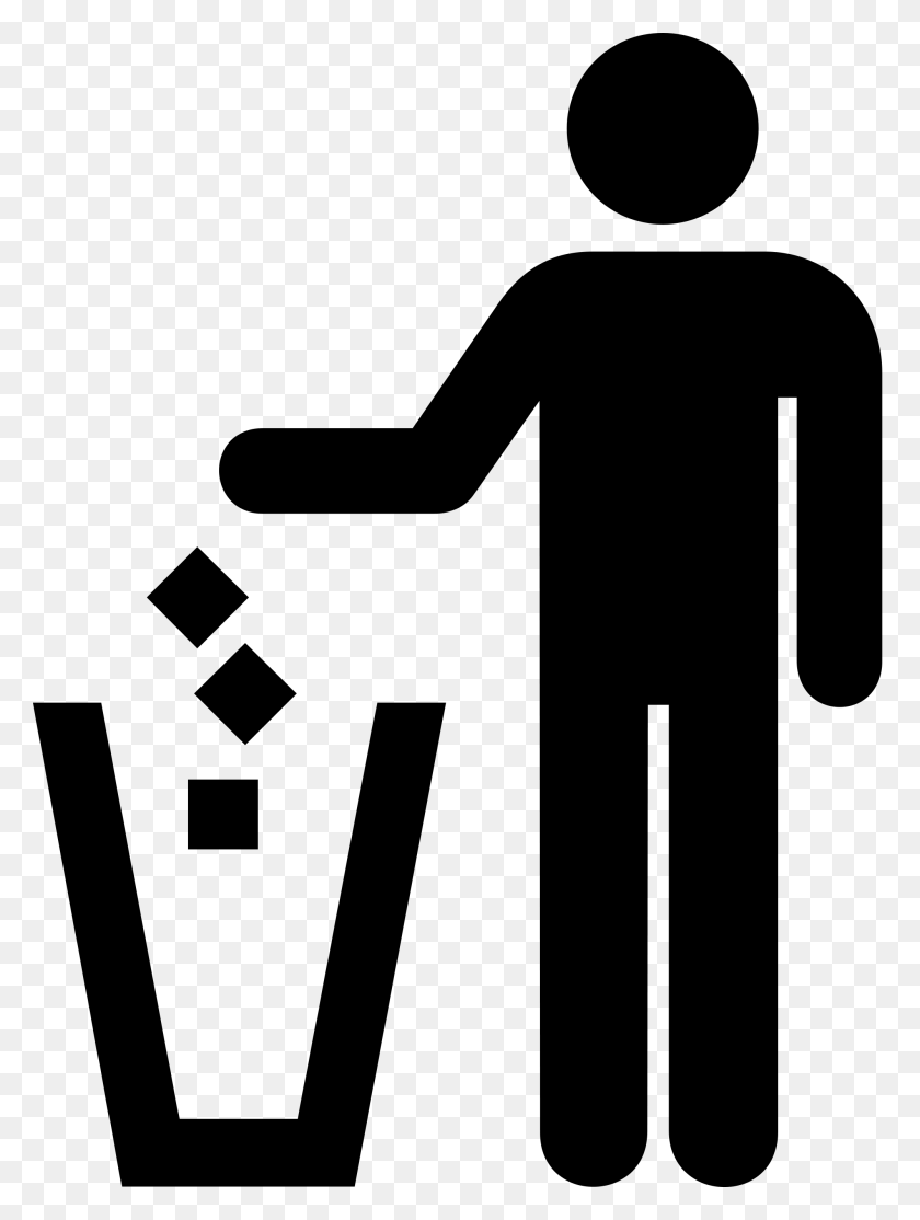 2000x2703 Trash Can - Take Out The Trash Clipart