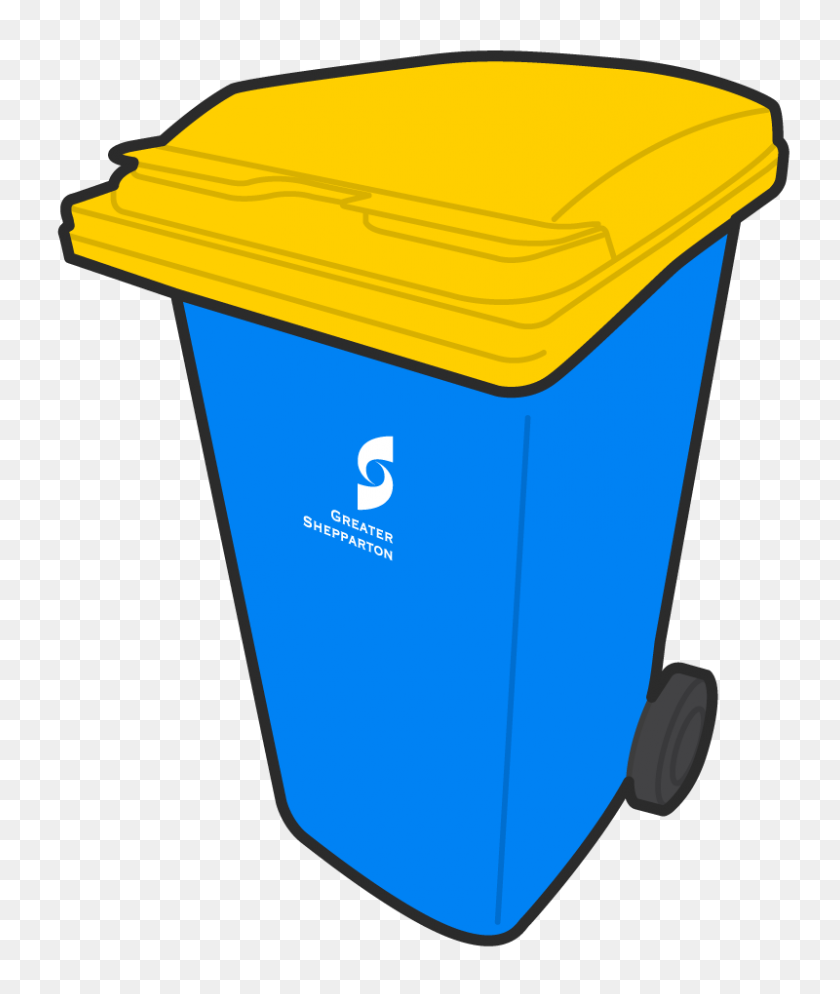 800x958 Trash Can Clipart Dusbin - Wastebasket Clipart