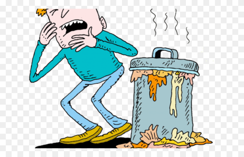 640x480 Trash Can Clipart Smelly - Stinky Clipart