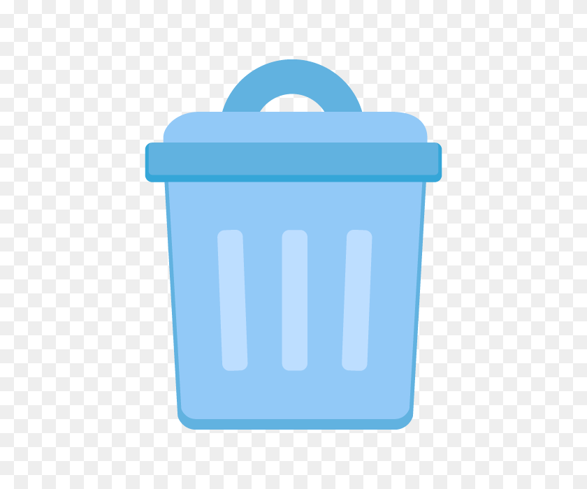 640x640 Trash Can Free Png And Vector - Trash Can PNG