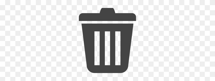 256x256 Trash Can Icon Myiconfinder - Trash Can PNG