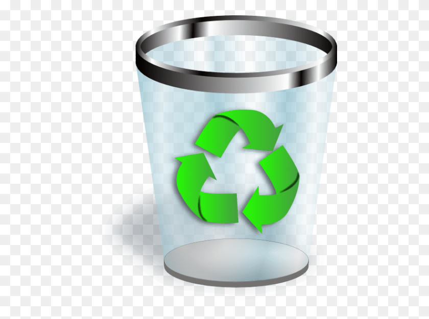 480x565 Trash Can Png - Trash Can PNG