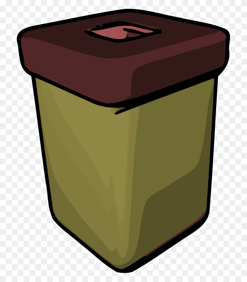 725x900 Trash Can Png Clip Arts For Web - Garbage Can Clipart