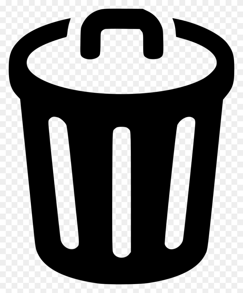 800x980 Trash Can Png Icon Free Download - Trashcan PNG