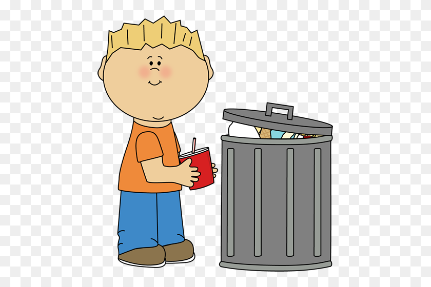 459x500 Trash Clipart Cleaning - Cleaning Clip Art