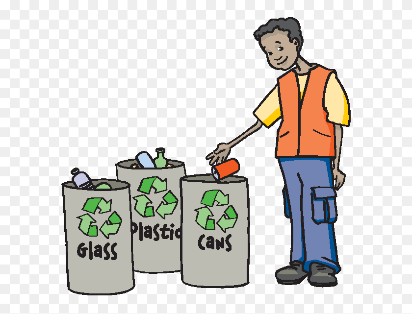 598x581 Trash Clipart Waste Management - Trash Can Clipart
