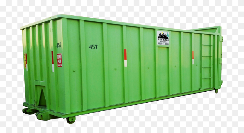 700x400 Trash Container Transport Garbage Container Transportation - Dumpster PNG