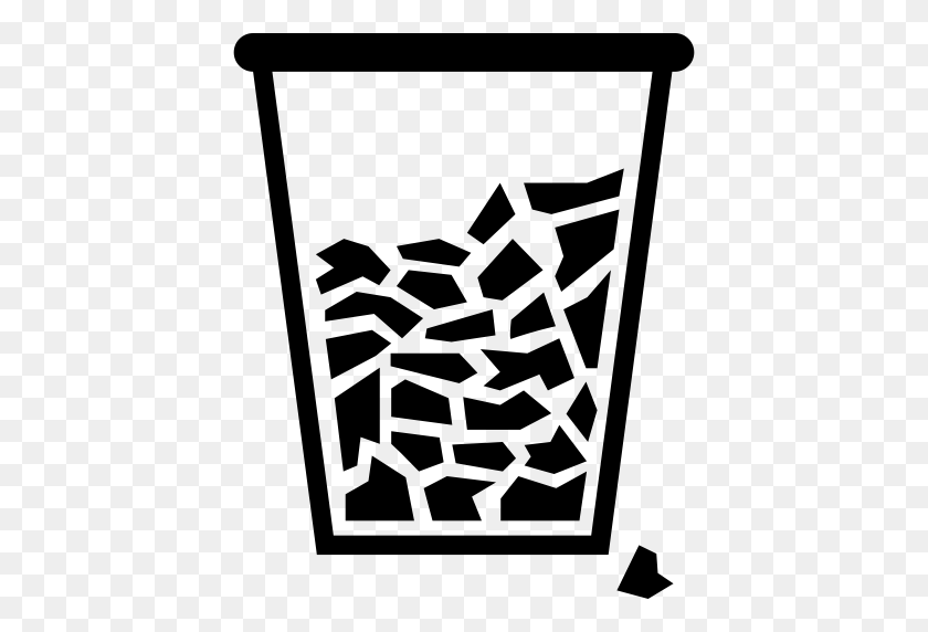 512x512 Trash Icon With Png And Vector Format For Free Unlimited Download - Garbage Clipart Black And White