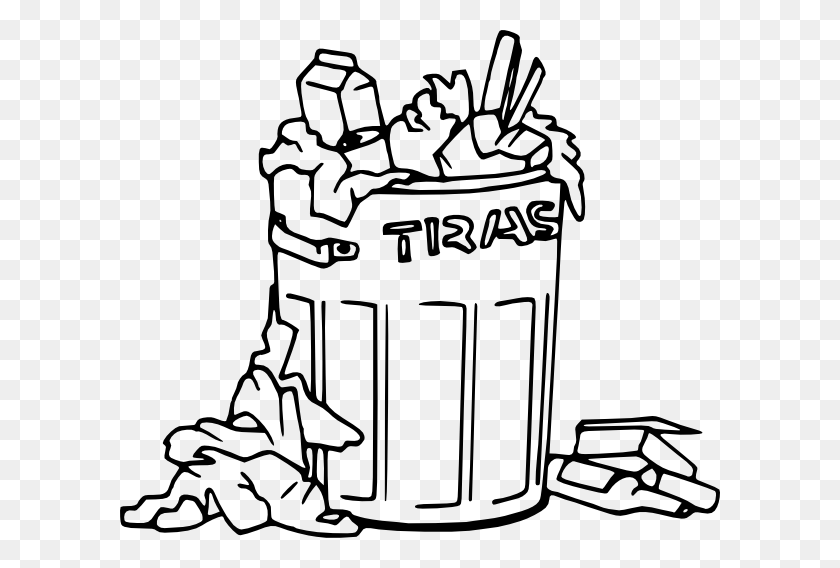 600x508 Trash Png, Clip Art For Web - Garbage Man Clipart
