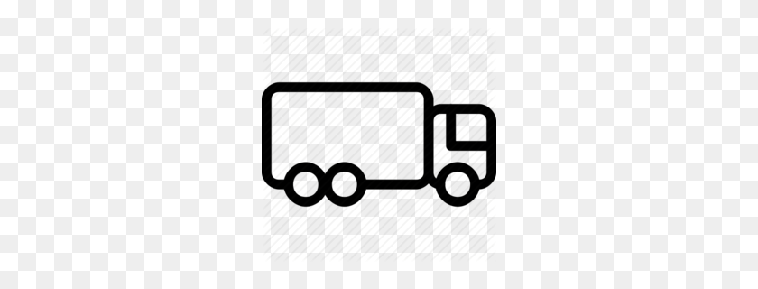 260x260 Trash Truck Black And White Clipart - Ford Truck Clipart