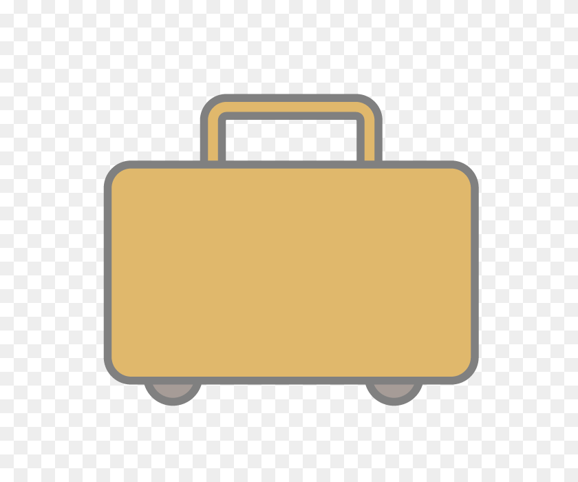 640x640 Travel Bag Suitcase Icon Material Free Illustration Free - Travel Bag Clipart