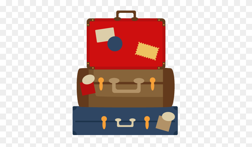 432x432 Travel Clipart Stacked - Suitcase Images Clipart
