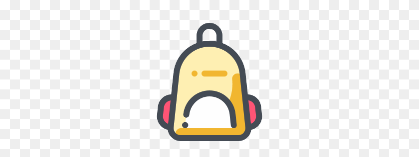 256x256 Travel Icon Pack - Backpack On Hook Clipart