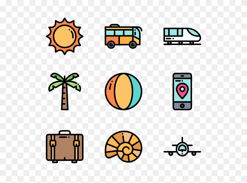 600x564 Travel Icon Packs Take A Look - Travel Icon PNG