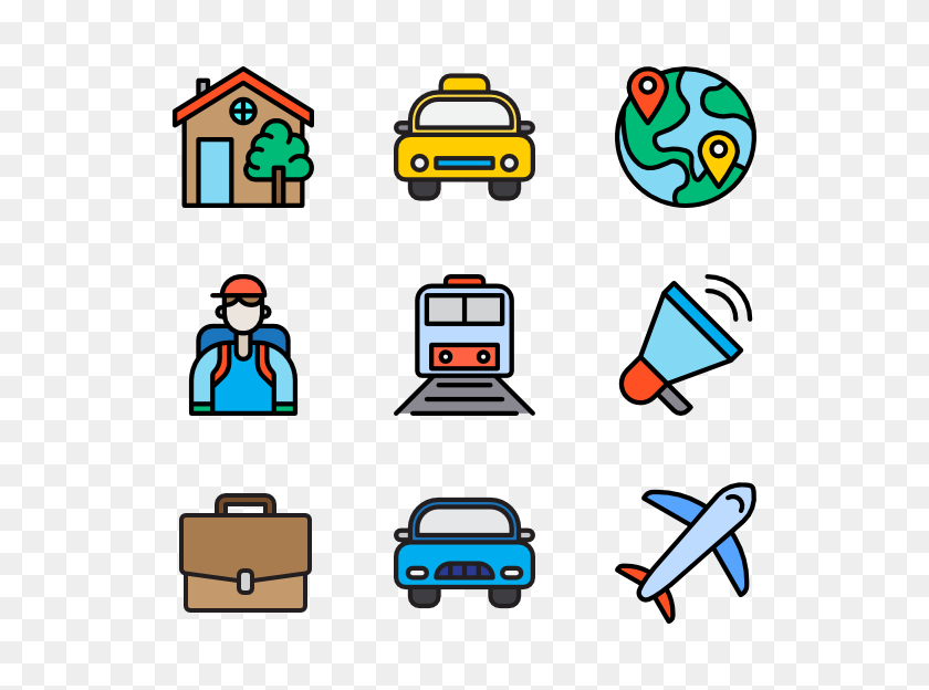 600x564 Travel Icons - Travel PNG