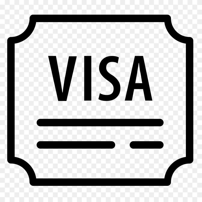 1600x1600 Visa De Viaje Icono - Icono De Viaje Png