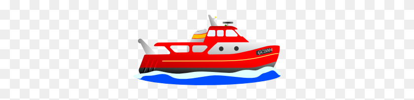 300x143 Trawler Clip Art - Ferry Clipart