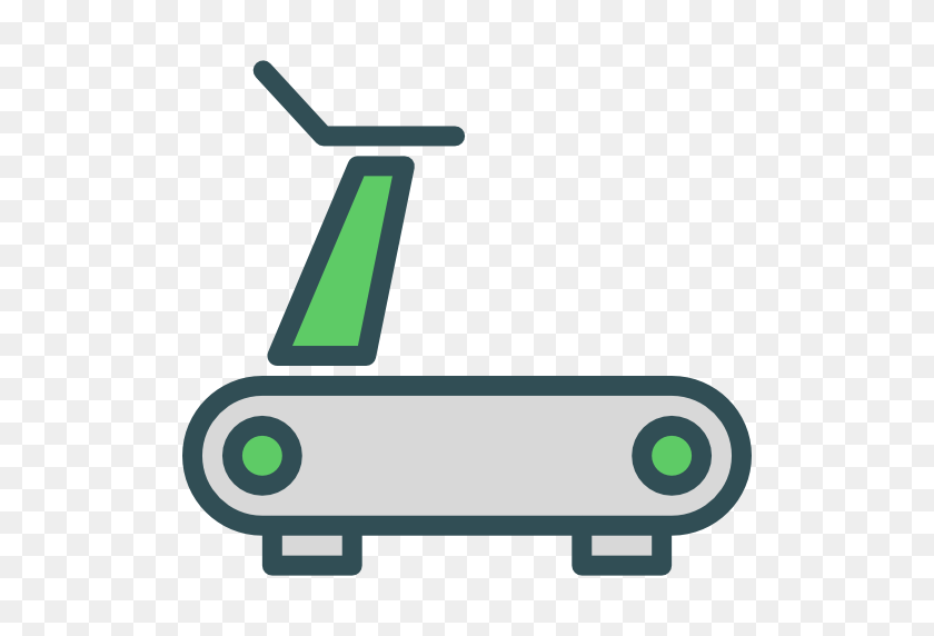 512x512 Treadmill, Sports And Competition, Sports, Fitness, Gym, Exercise Icon - Treadmill Clipart