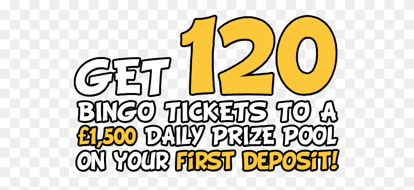 539x326 Treasure Bingo Get Bingo Tickets With Your First Deposit - Treasure PNG