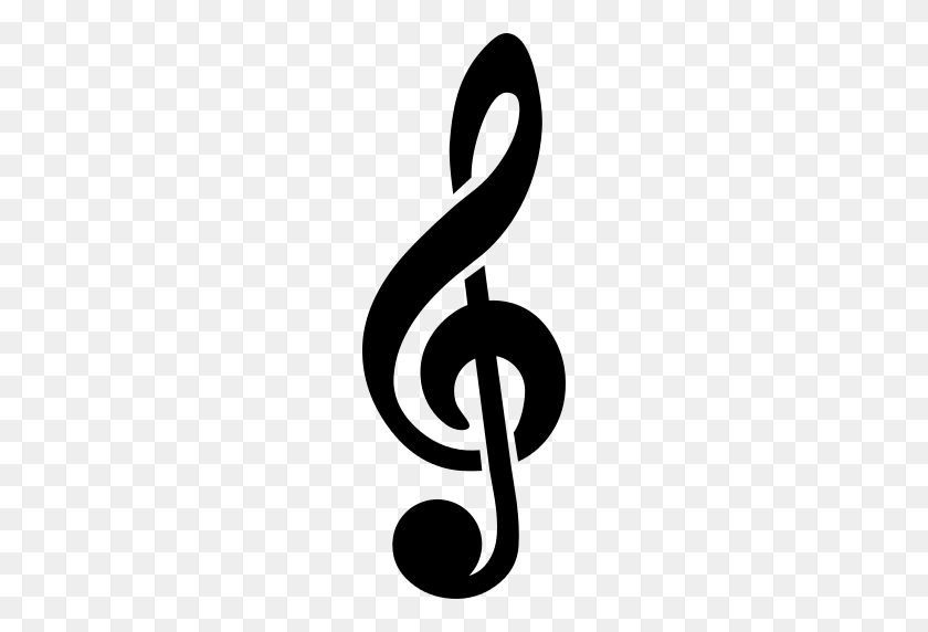512x512 Treble Clef Png Icon - Treble Clef PNG