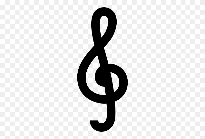 512x512 Treble Clef Png Icon - Treble Clef PNG