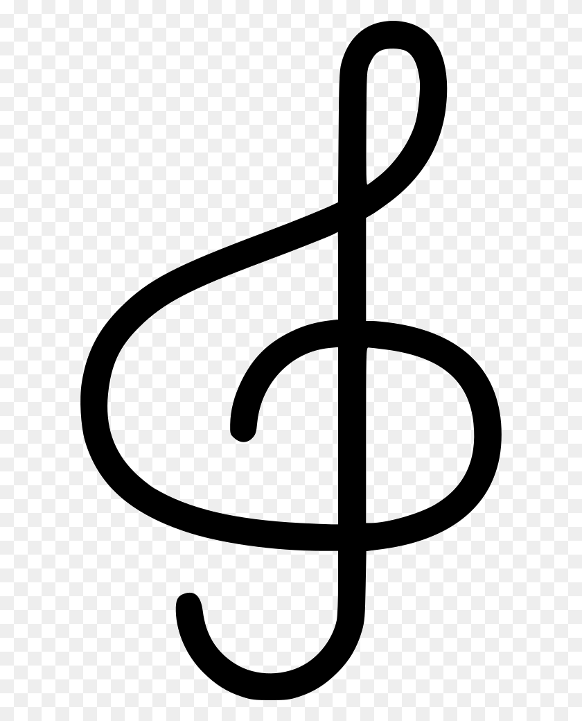 608x980 Treble Clef Png Icon Free Download - Treble Clef PNG