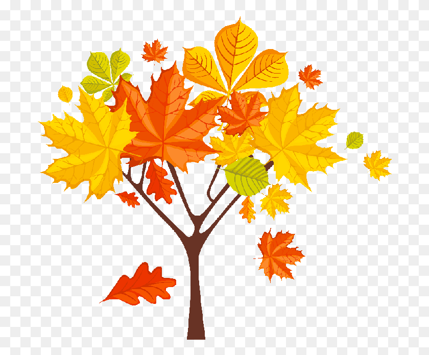 694x635 Tree - Fall Season Clipart