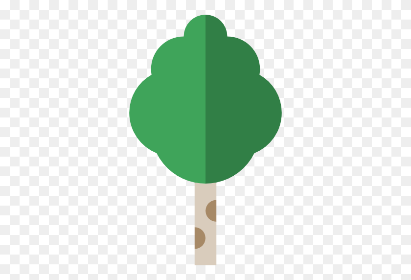 512x512 Дерево, Ботанический, Береза, Природа, Значок Экологии - Аспин Клипарт
