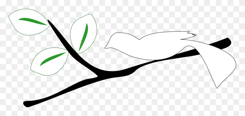 999x433 Ветка Дерева Черно-Белый Клипарт Картинки - Осенние Листья Черно-Белые Картинки