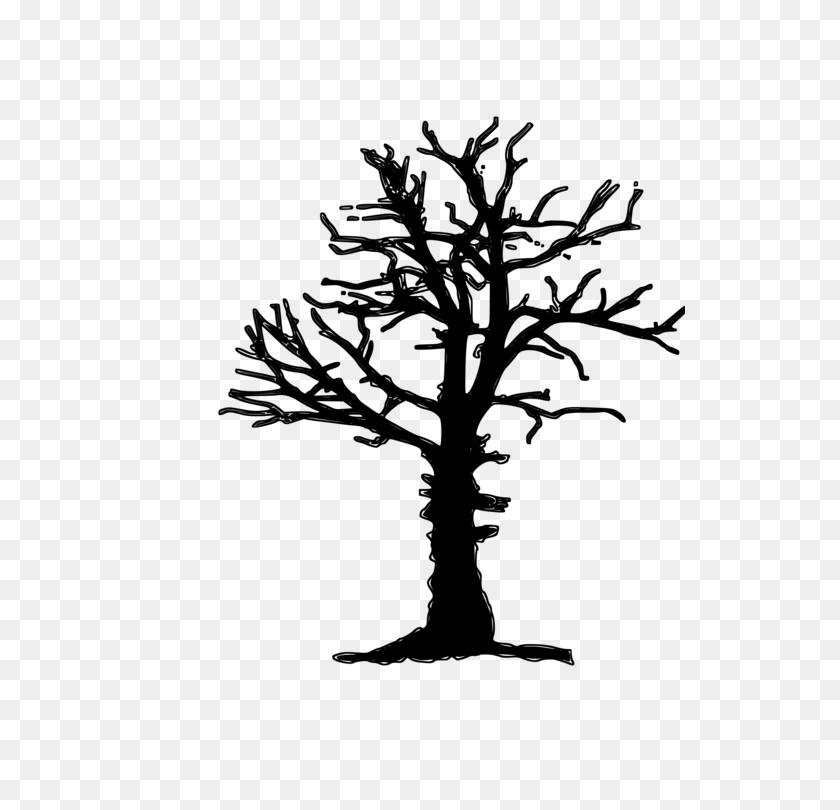 530x750 Рисунок Ствола Коряги Ветви Дерева - Ствол Дерева Клипарт Черный И Белый