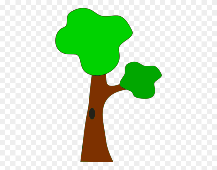 414x596 Tree Clip Art Free Vector - Fall Tree Clipart