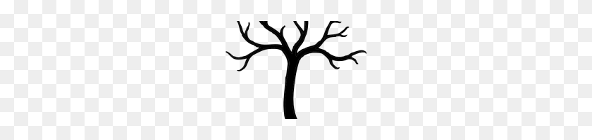 200x140 Tree Clipart Black And White Black And White Bare Tree Clipart - Tree Clipart Black And White