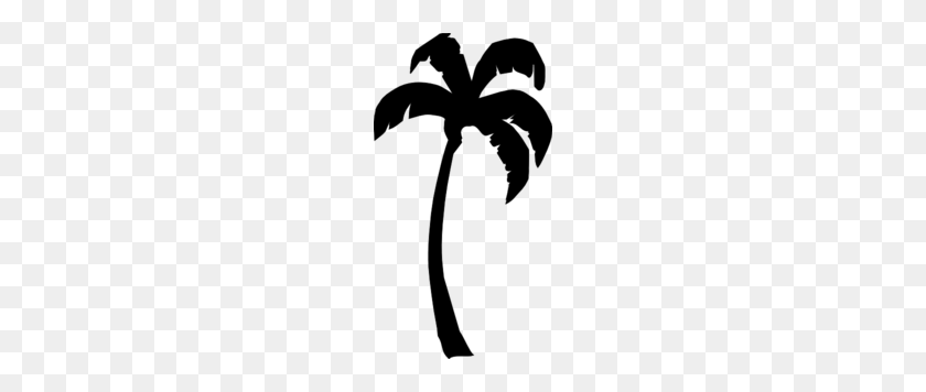 162x296 Tree Clipart Black Palm - Tree Clipart Black And White