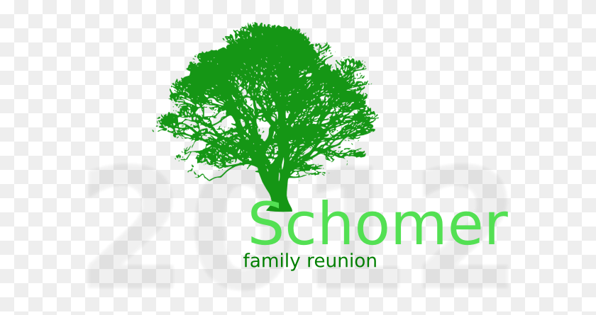 600x385 Tree, Family Reunion, Schomer Clip Art - Family Reunion Clip Art Free