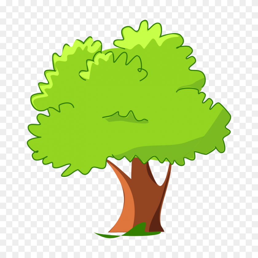 800x800 Tree Free To Use Clipart - Tree With Leaves Clipart
